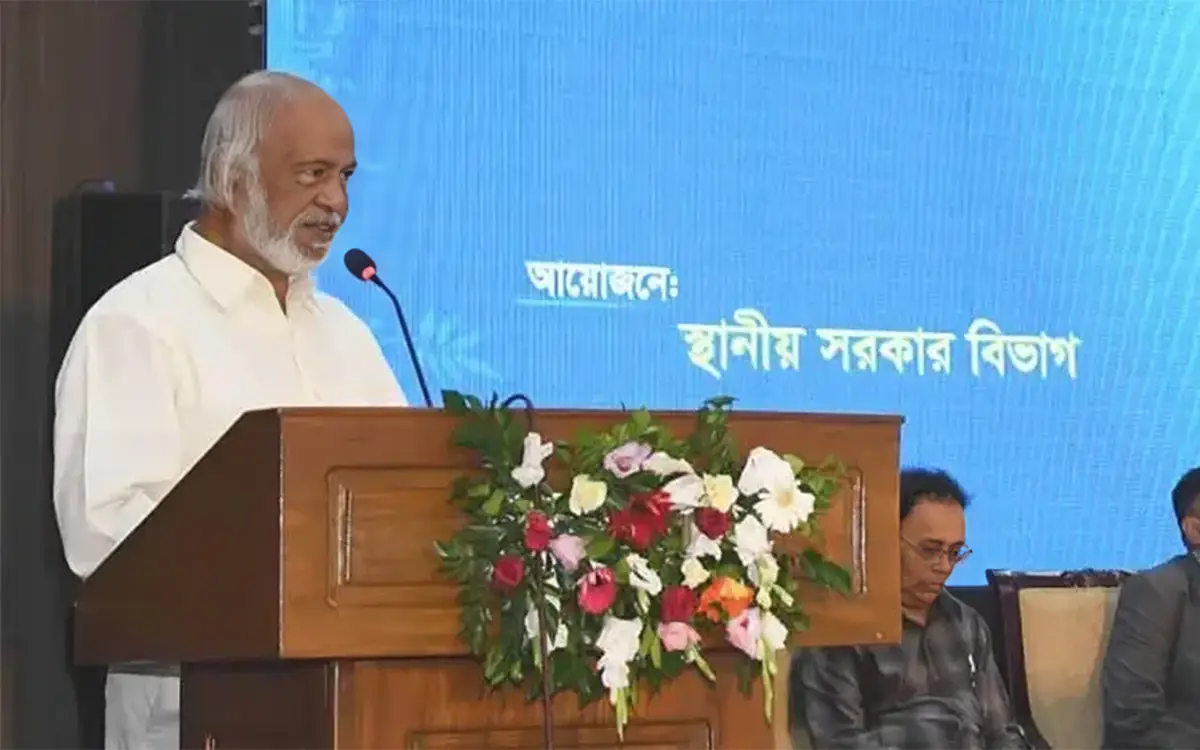 জনগণের কাছে নির্বাচিত সরকারকে জবাবদিহি করতে হবে: স্থানীয় সরকারমন্ত্রী