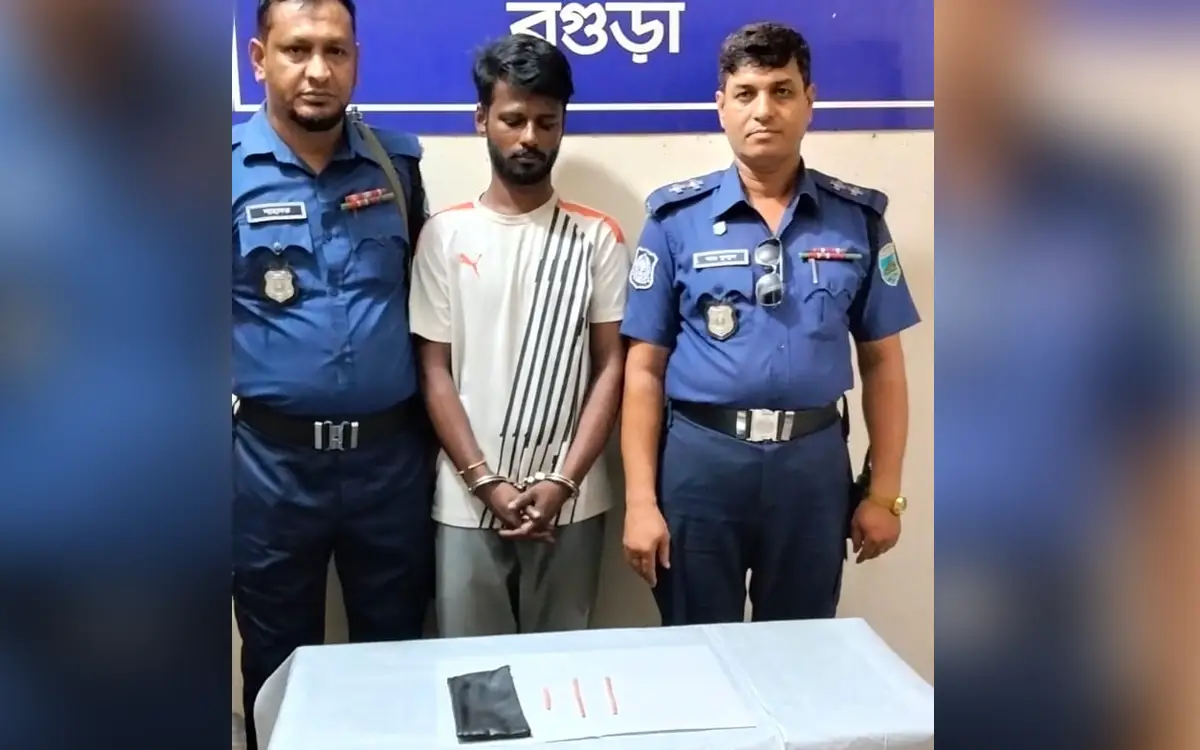 শেরপুরে ৫০ পিস ইয়াবাসহ যুবক গ্রেপ্তার