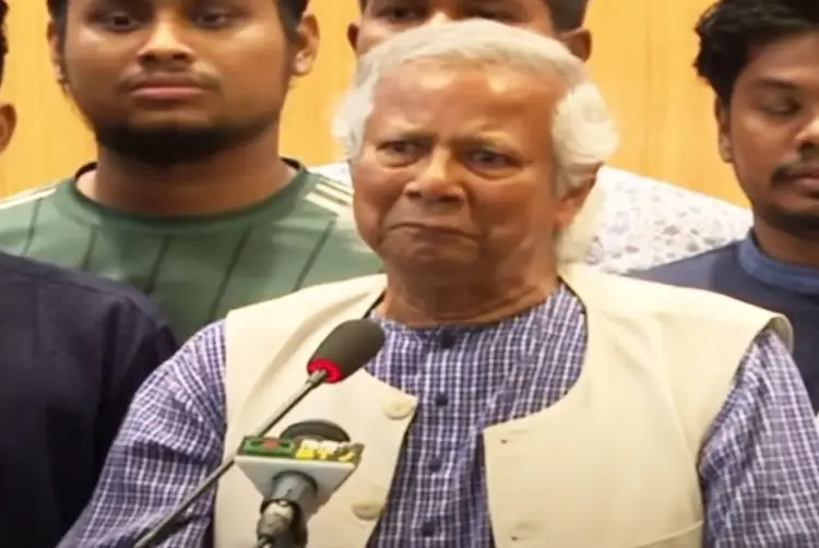শহীদ আবু সাঈদের কথা বলতে গিয়ে কাঁদলেন ড. ইউনূস