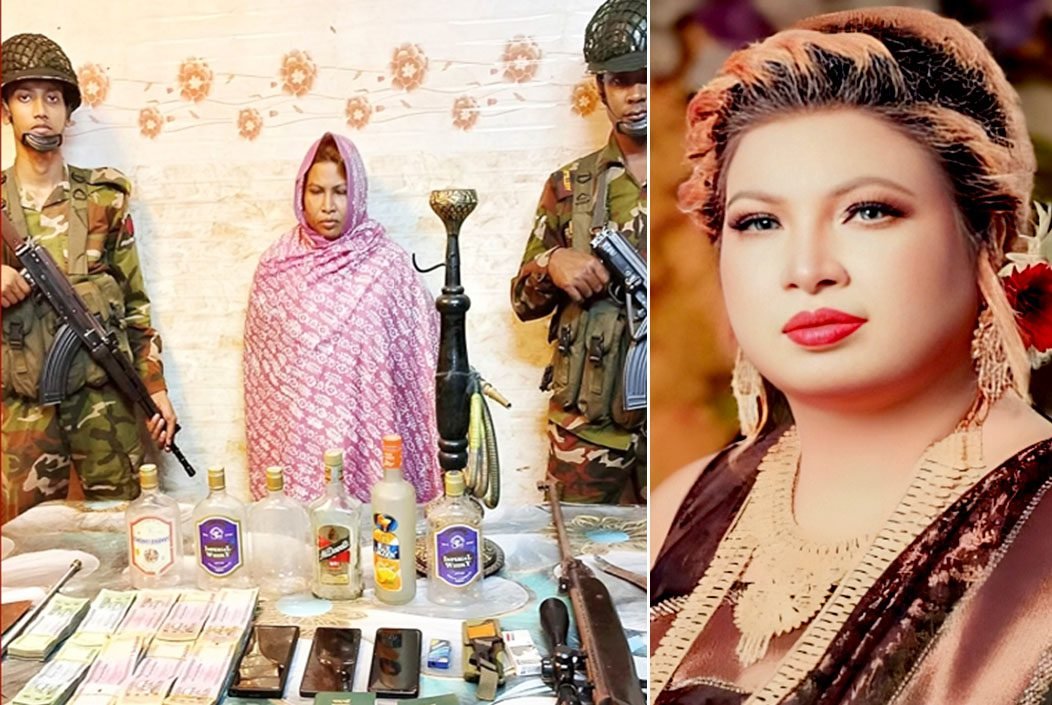 চুয়াডাঙ্গায় অস্ত্র ও নগদ টাকাসহ আলোচিত রুপা খাতুন আটক