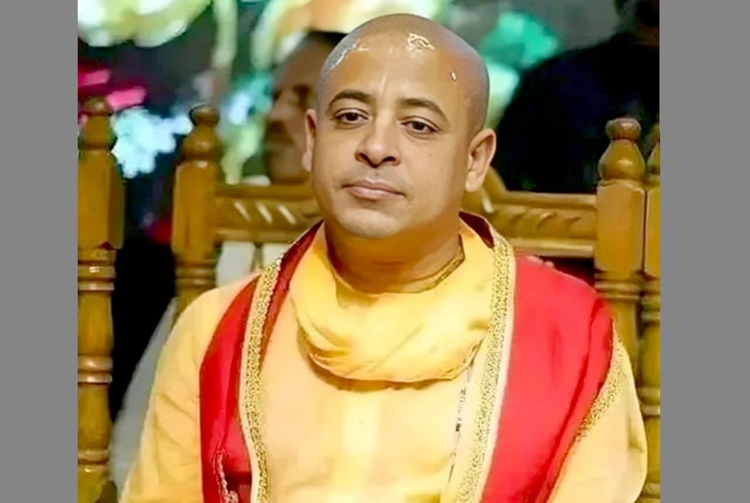 সম্মিলিত সনাতনী জাগরণ জোটের মুখপাত্র চিন্ময় কৃষ্ণ দাস গ...