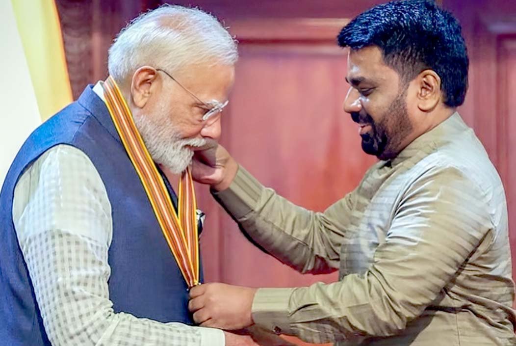 শ্রীলঙ্কার সর্বোচ্চ বেসামরিক পদকে ভূষিত হলেন নরেন্দ্র মোদি