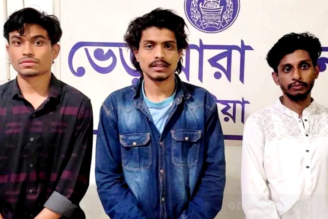 কুষ্টিয়ায় পুলিশের অভিযানে ডাকাত দলের তিন সদস্য গ্রেপ্তার