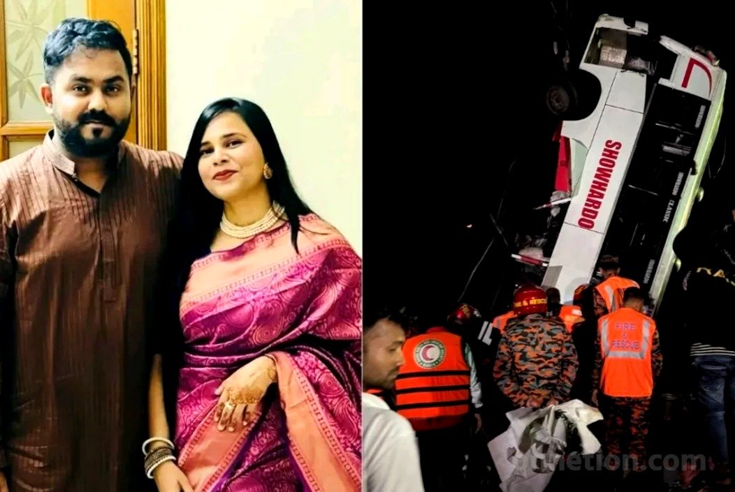 সহকর্মীর বিয়েতে যাওয়া হলো না সৌম্য-অন্তীর, দৌলতদিয়ায় বাস দুর্ঘটনায় প্রাণহানি