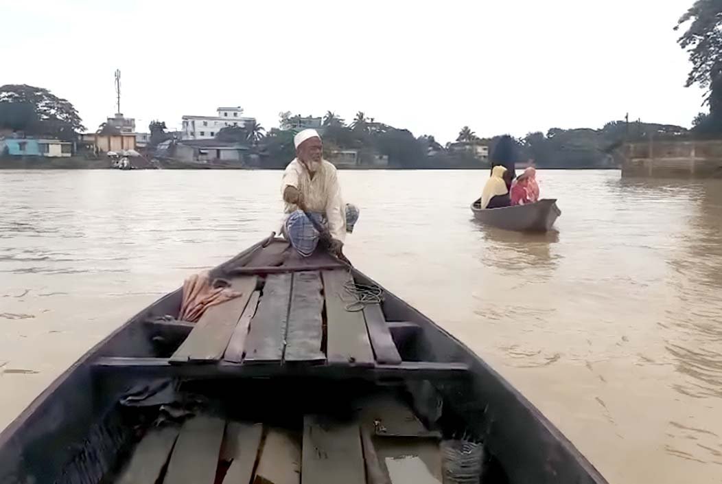 নেত্রকোনায় পানিতে তলিয়ে গেছে ২ হাজার হেক্টরের বেশি ফসলি জমি