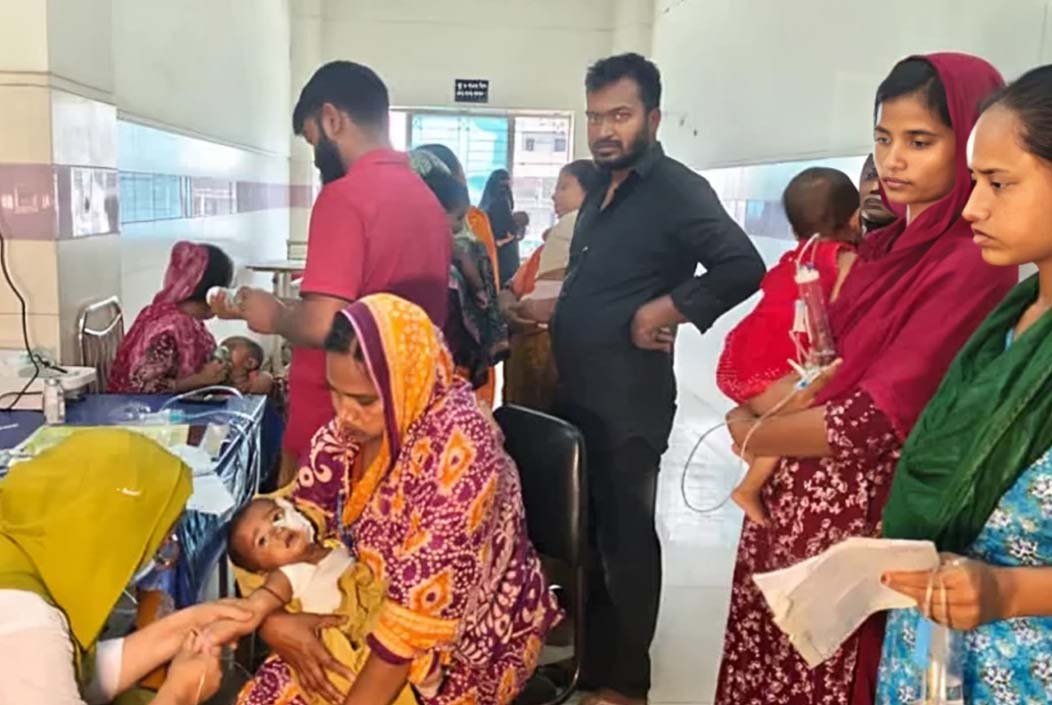 হামের উপসর্গ নিয়ে এক হাসপাতালে ২২ শিশুর মৃত্যু