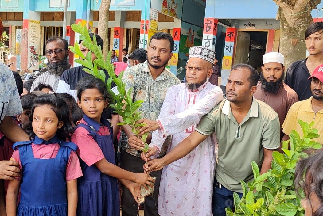 বুধবার দুপুরে উপজেলার কানাইকান্দর ঘোলাগাড়ি সরকারি প্রাথমিক বিদ্যালয় মাঠে এই কর্মসূচির উদ্বোধন করা হয়। ছবি সংগৃহীত।