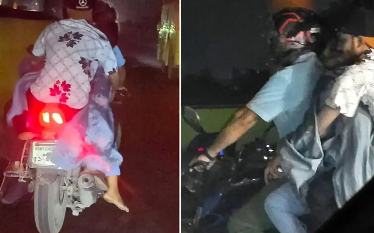 মোটরসাইকেলে দুই তরুণের মাঝে ‘অচেতন’ সেই তরুণীর সন্ধান মিলেছে