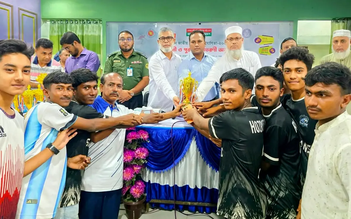 শেরপুরে গ্রীষ্মকালীন জাতীয় ক্রীড়া প্রতিযোগিতার পুরস্কার বিতরণ অনুষ্ঠিত অন্বেষণ Onnetion