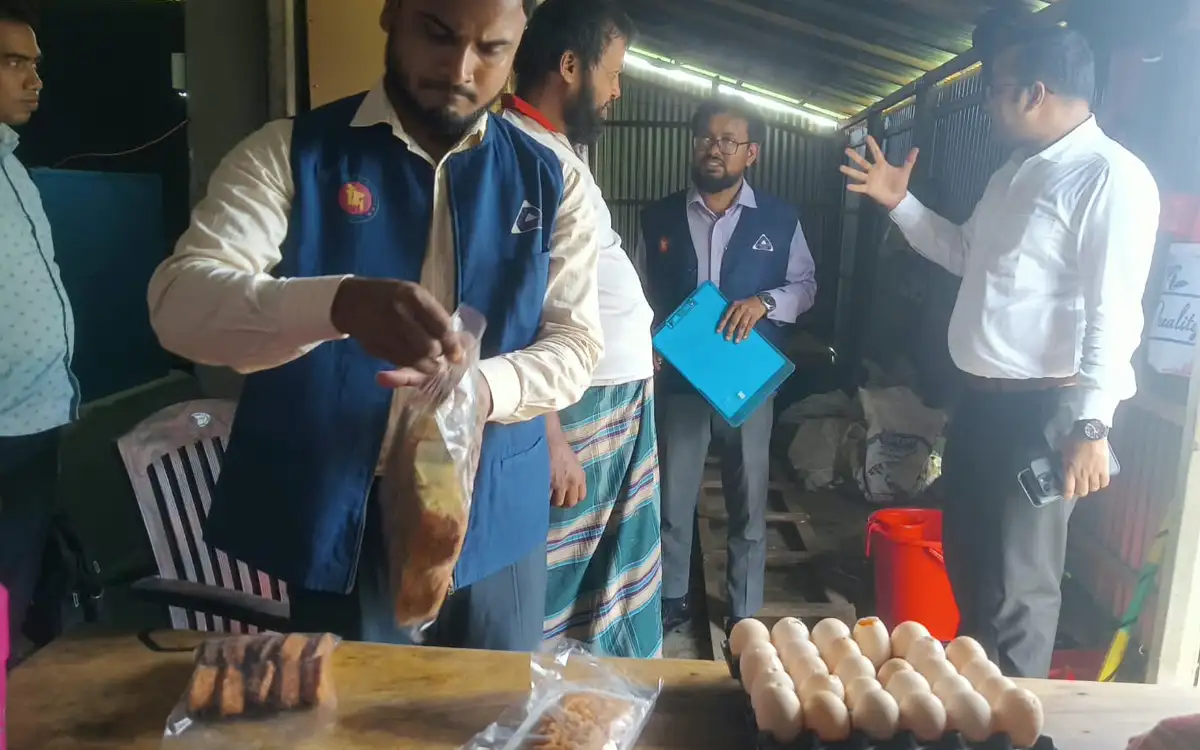ধুনটে অনুমোদনহীন বেকারিতে বিএসটিআই’র অভিযান