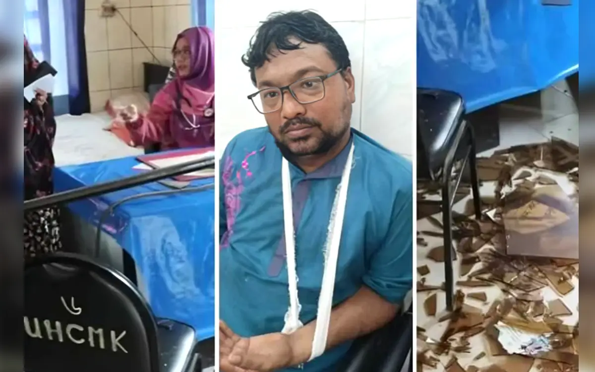 কুষ্টিয়ায় পানিতে ডুবে শিশুর মৃত্যু, হাসপাতালে ভাঙচুর, দুই চিকিৎসক আহত