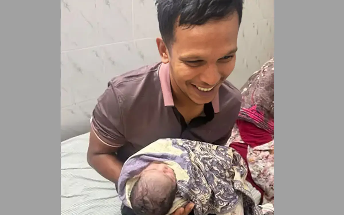 দ্বিতীয়বার কন্যাসন্তানের বাবা হলেন ক্রিকেটার সাইফউদ্দিন