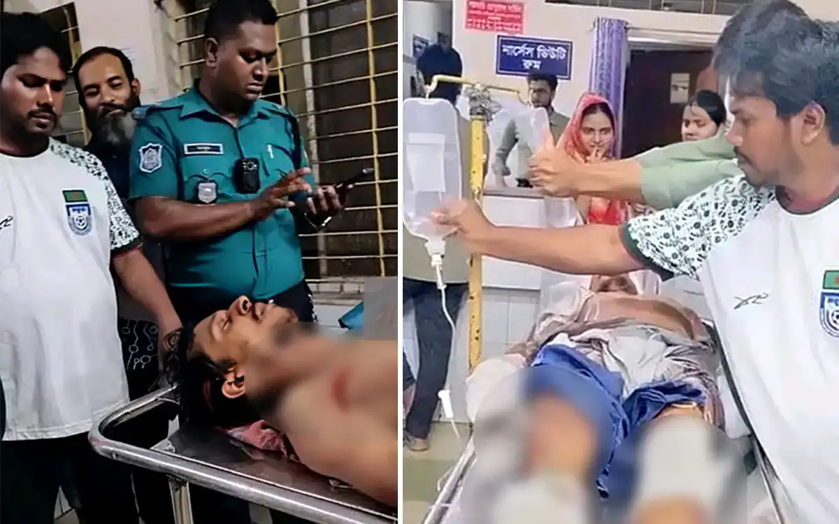 নেশার টাকার জন্য মা ও ভাইকে বঁটি দিয়ে কুপিয়ে জখম, যুবক গ্রেপ্তার