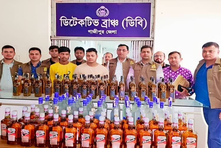 গাজীপুরের শ্রীপুর দুই মাদক ব্যবসায়ী আটক