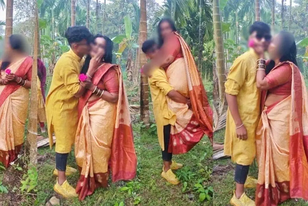 ভারতের কর্ণাটকে শিক্ষা সফরে গিয়ে ছাত্রের সঙ্গে অন্তরঙ্গ...