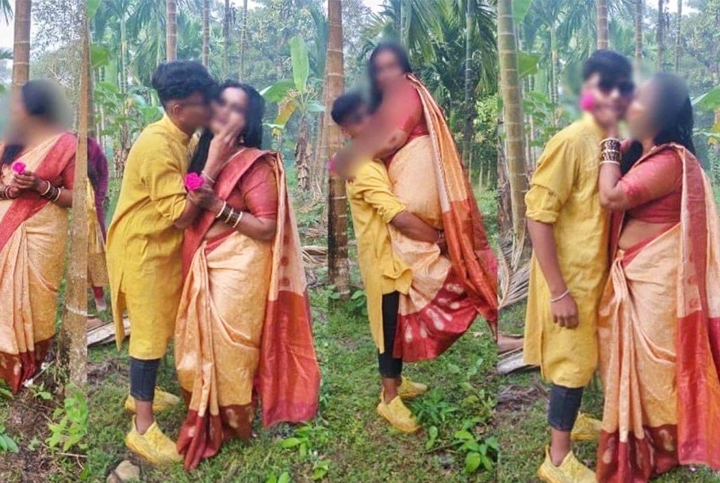 ভারতের কর্ণাটকে শিক্ষা সফরে গিয়ে ছাত্রের সঙ্গে অন্তরঙ্গ ফটোশুট শিক্ষিকার