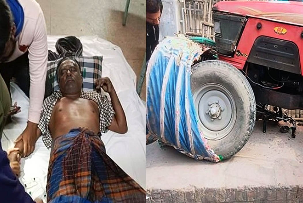 মেহেরপুরে ট্রাক্টরের ধাক্কায় রিকশাচালক নিহত