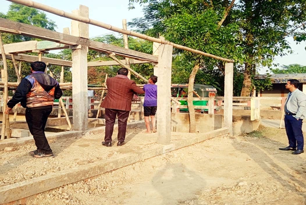 মৌলভীবাজারে জায়গা দখল করে অবৈধভাবে মার্কেট নির্মাণের অভিযোগ
