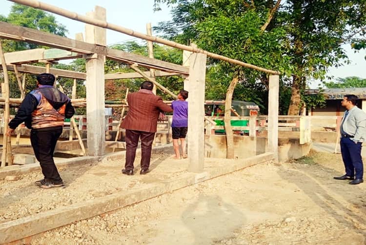মৌলভীবাজারে জায়গা দখল করে অবৈধভাবে মার্কেট নির্মাণের অভিযোগ