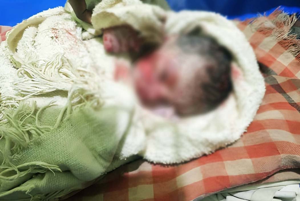 ব্রাহ্মণবাড়িয়া শহরে খালের পাশে কাঁদছিল পলিথিনে মোড়ানো নবজাতক