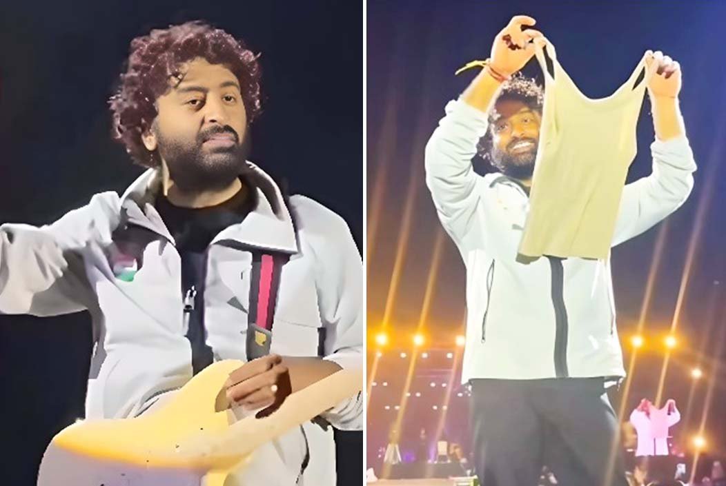 লাইভ কনসার্টে অরিজিতের দিকে পোশাক খুলে ছুঁড়ে মারলেন নারী