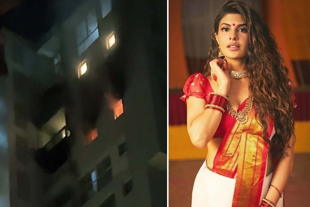 জ্যাকলিন ফার্নান্দেজের বিল্ডিংয়ে ভয়াবহ আগুন