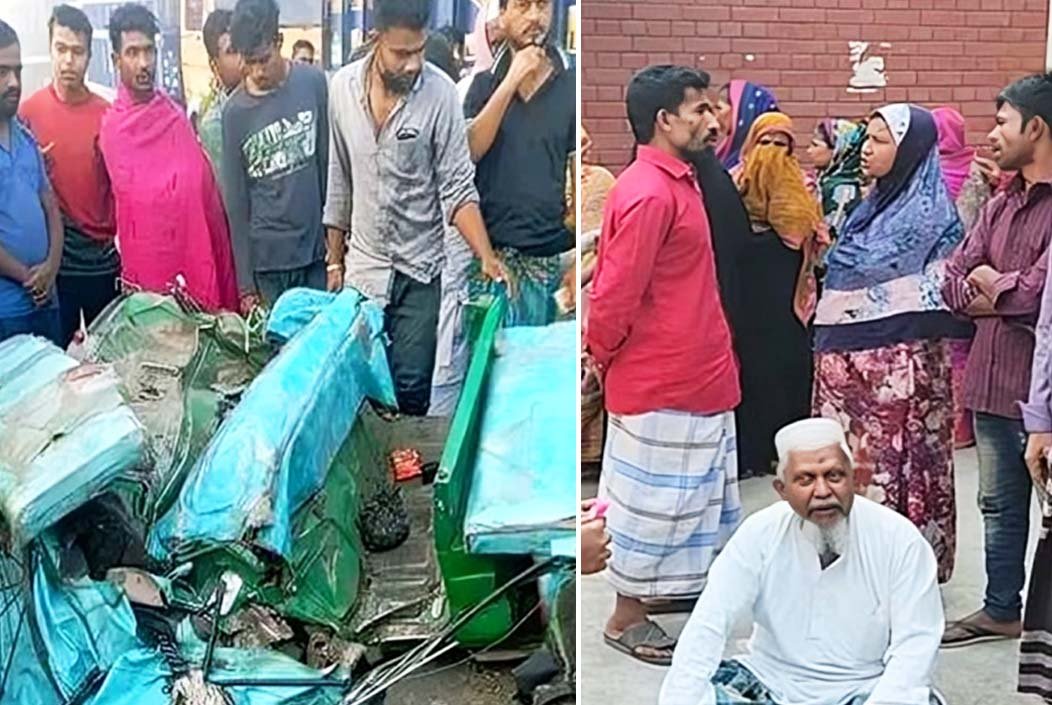 ব্রাহ্মণবাড়িয়ায় দাঁড়িয়ে থাকা সিএনজিতে ট্রাকের ধাক্কা, নিহত ২