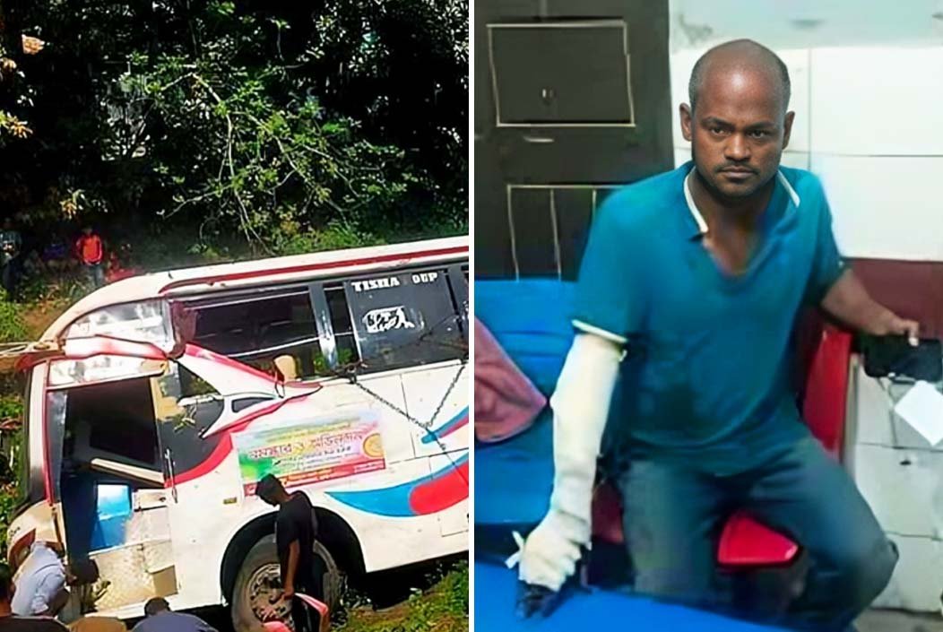 ব্রাহ্মণবাড়িয়ার কসবায় তীর্থযাত্রার বাস নিয়ন্ত্রণ হারিয়ে...
