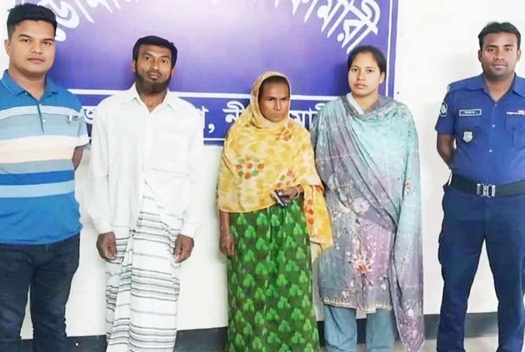 নীলফামারীর ডোমারে পুত্রবধূকে নির্যাতন, শ্বশুর-শাশুড়ি আটক