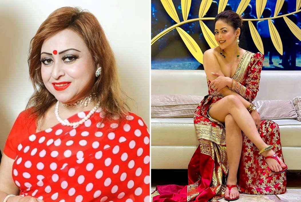 কানে খোলামেলা পোশাক পড়ায় ভাবনাকে খোঁচা দিলেন অঞ্জনা