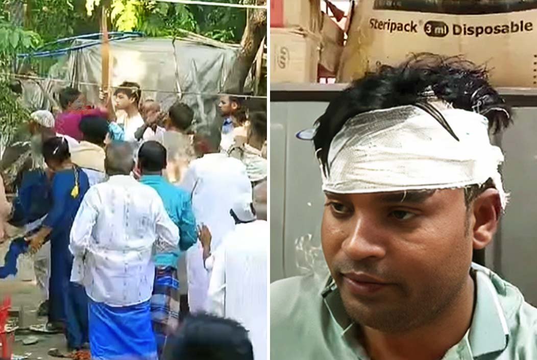ফরিদপুরে ছাত্রলীগ নেতার বিয়েতে খাবার না পেয়ে সংঘর্ষ