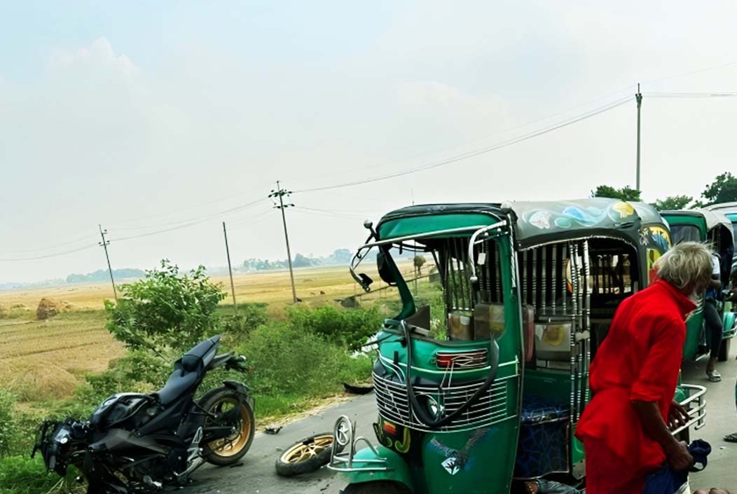 ব্রাহ্মণবাড়িয়ার বিজয়নগরে মোটরসাইকেল-সিএনজির সংঘর্ষে নিহত ১