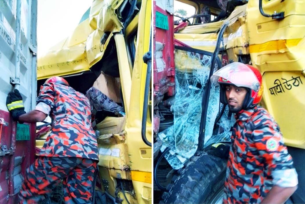 কুমিল্লার চৌদ্দগ্রামে কাভার্ডভ্যানের ধাক্কায় দুই সহোদর ভাইয়ের মৃত্যু
