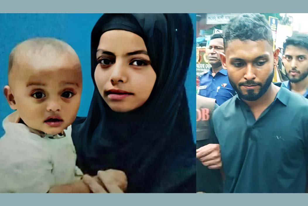 বগুড়ার শাজাহানপুরে স্ত্রী-শিশু সন্তানকে জবাই করে খুন, ঘাতক আটক