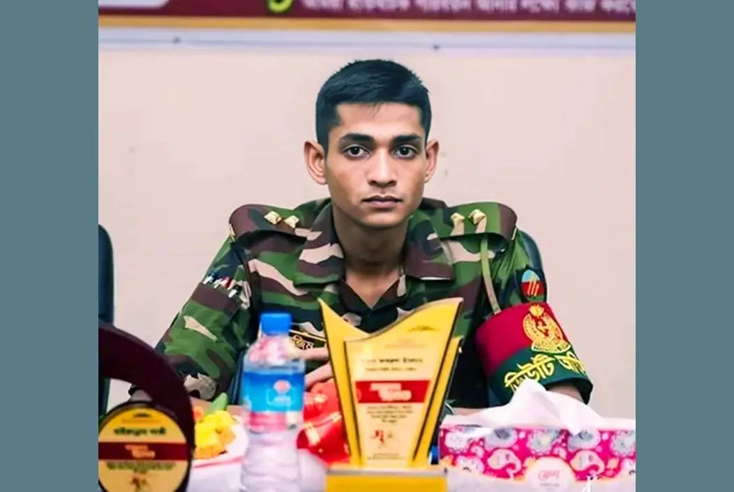 ডাকাতদের হামলায় সেনাবাহিনীর লেফটেন্যান্ট তানজিম নিহত