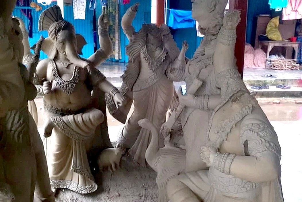 ময়মনসিংহের গৌরীপুরে দুর্গাপ্রতিমা ভাঙচুর, আটক ১