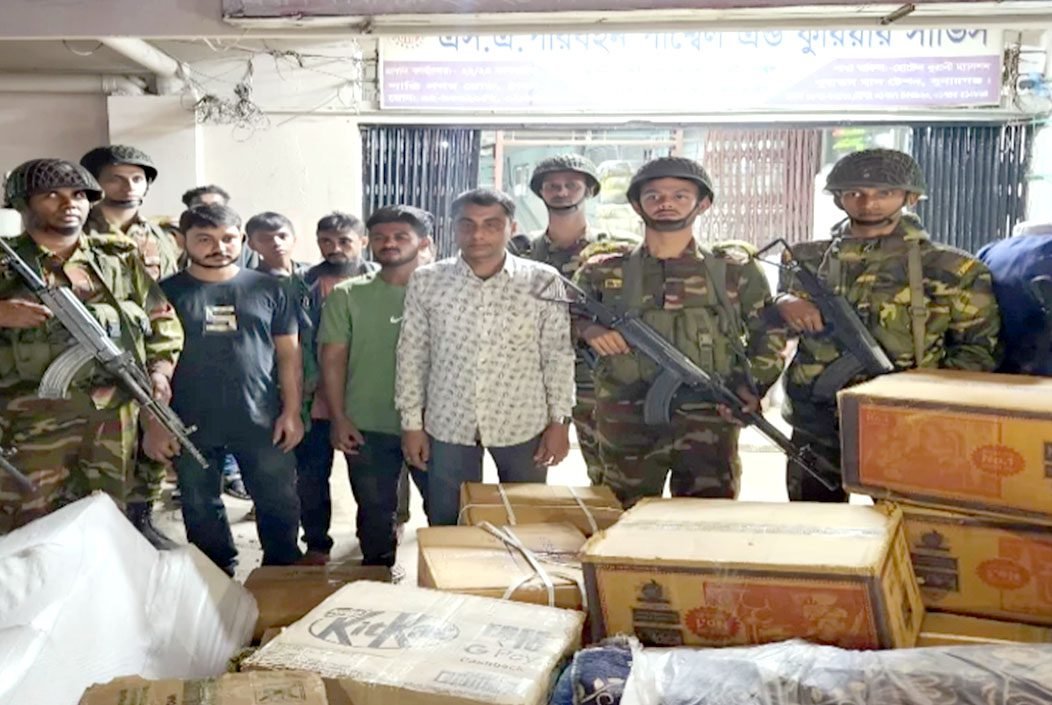 সুনামগঞ্জে ২ কোটি টাকার ভারতীয় পণ্য জব্দ