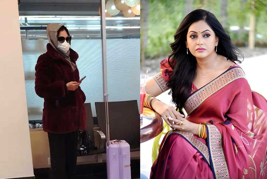 চিত্রনায়িকা নিপুণ বিমানবন্দর থেকে আটক