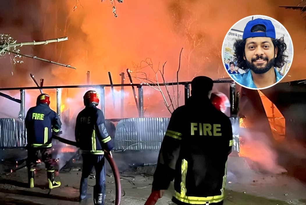 কনটেন্ট ক্রিয়েটর কাফির বাড়ি আগুনে পুড়ে ছাই