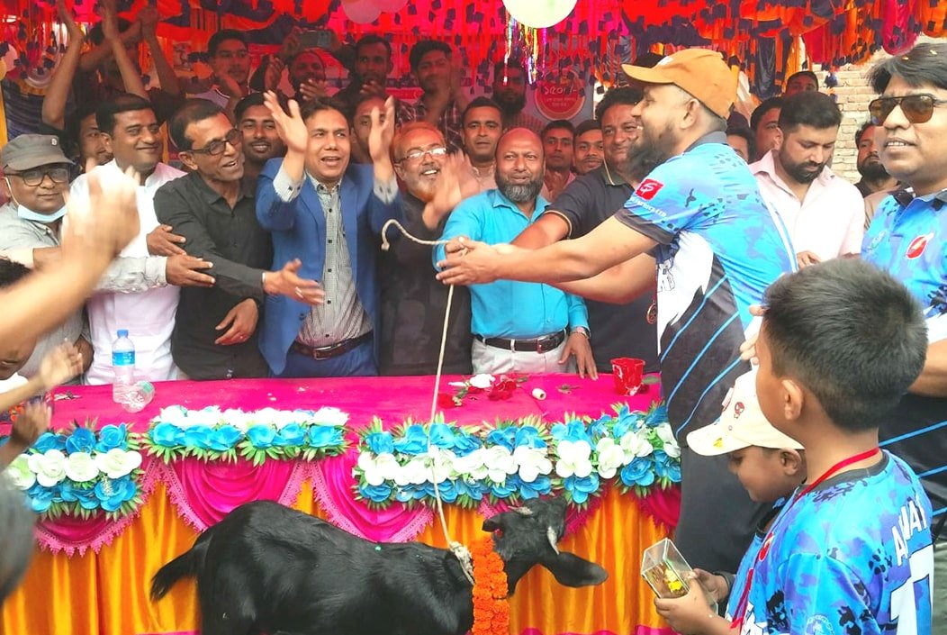 বিবিটি ক্রিকেটে চ্যাম্পিয়ন শেরপুর পুলিশ