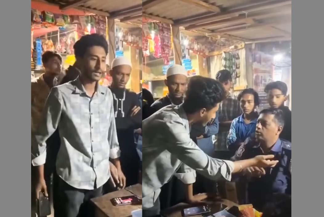 আমাকে থানায় নিতে হলে ওসিকে আসতে বলেন: এসআইকে ছাত্রদল নেতা