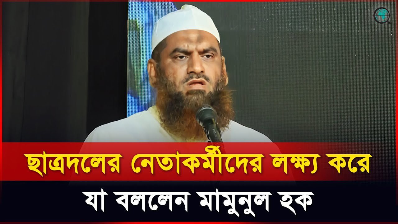 ছাত্রদলের নেতাকর্মীদের লক্ষ্য করে যা বললেন মামুনুল হক
