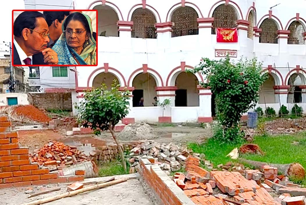 রওশন এরশাদের পৈতৃক বাড়িতে হামলা-ভাঙচুর করল বৈষম্যবিরোধীরা