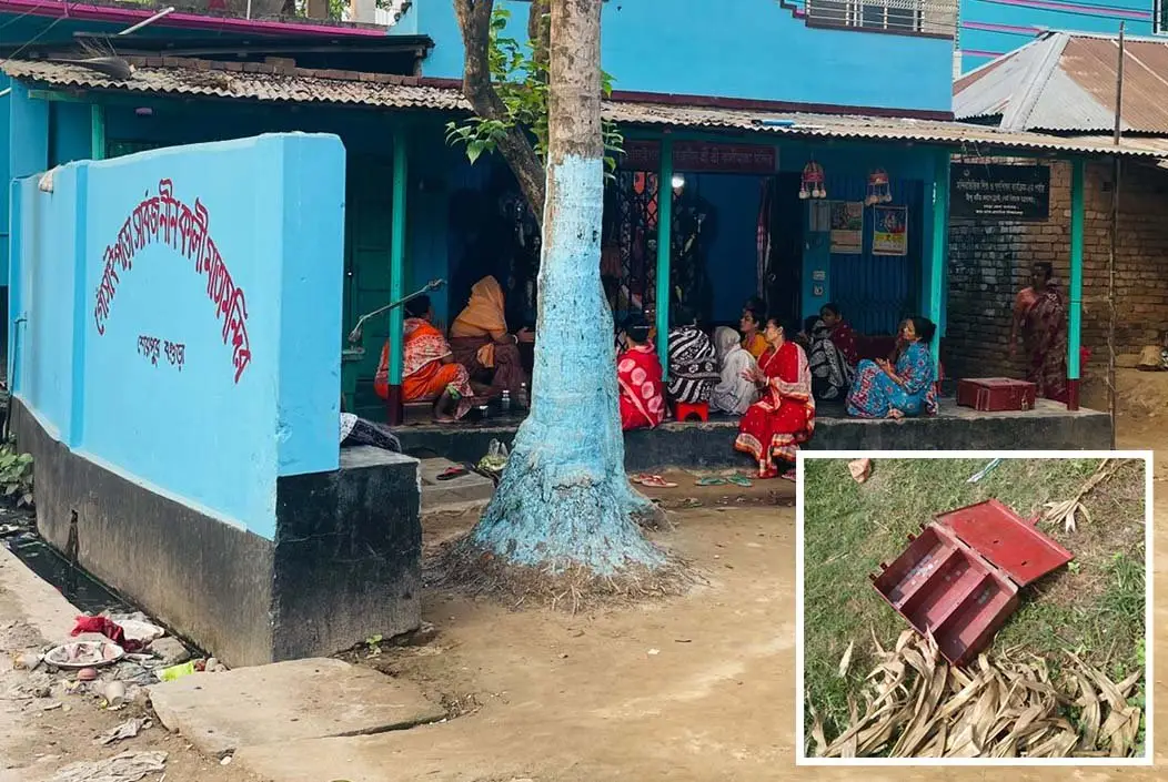 শেরপুরে সার্বজনীন মন্দিরে চুরি, নদীর ধারে মিলল দানবাক্স
