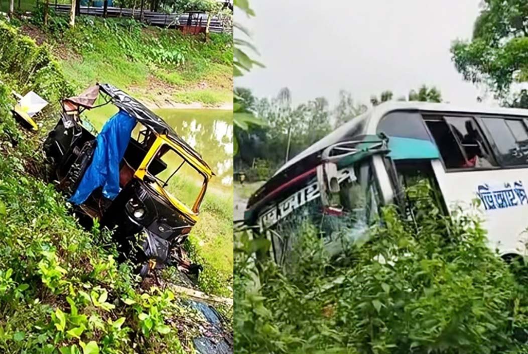 স্কুলে নিয়ে যাচ্ছিলেন মেয়েকে, বেপরোয়া বাস কেড়ে নিল বাবা-মেয়ের প্রাণ