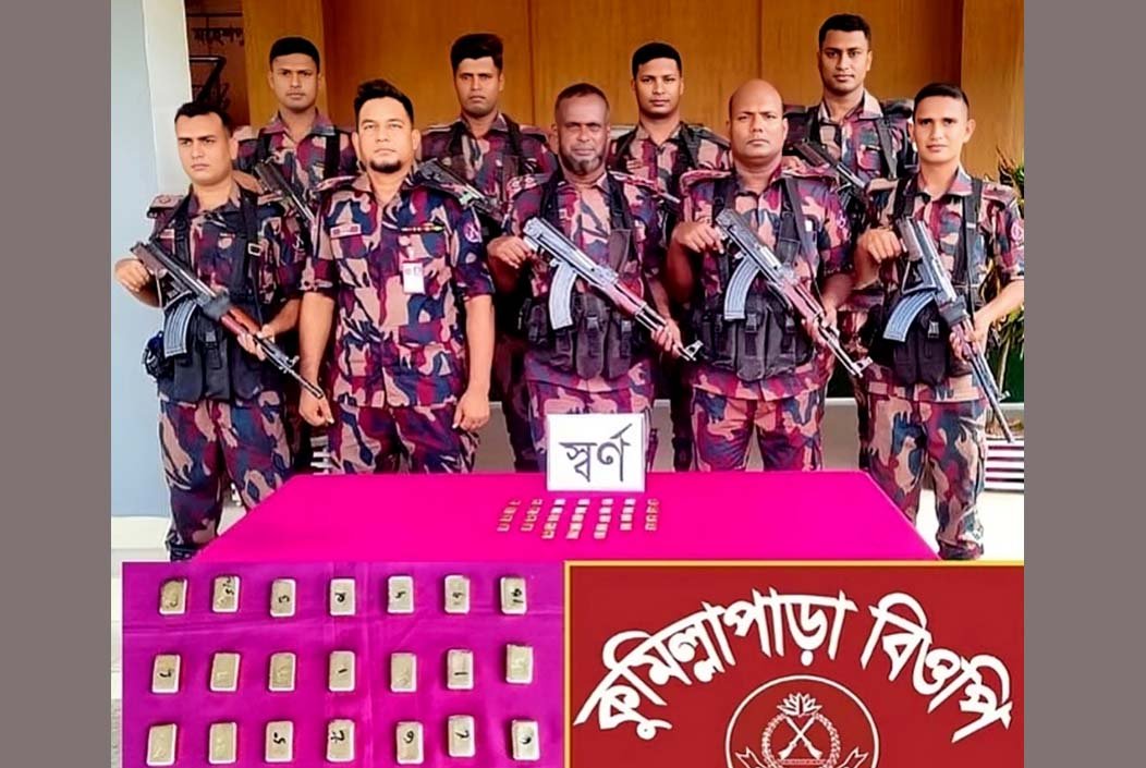 ঝিনাইদহের মহেশপুর সীমান্তে ৩১টি সোনার বার জব্দ