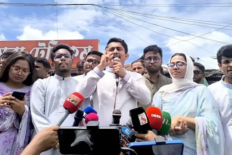 “শাপলা যদি প্রতীক না হতে পারে, তাহলে ধানের শীষও হতে পারে না”: সারজিস আলম