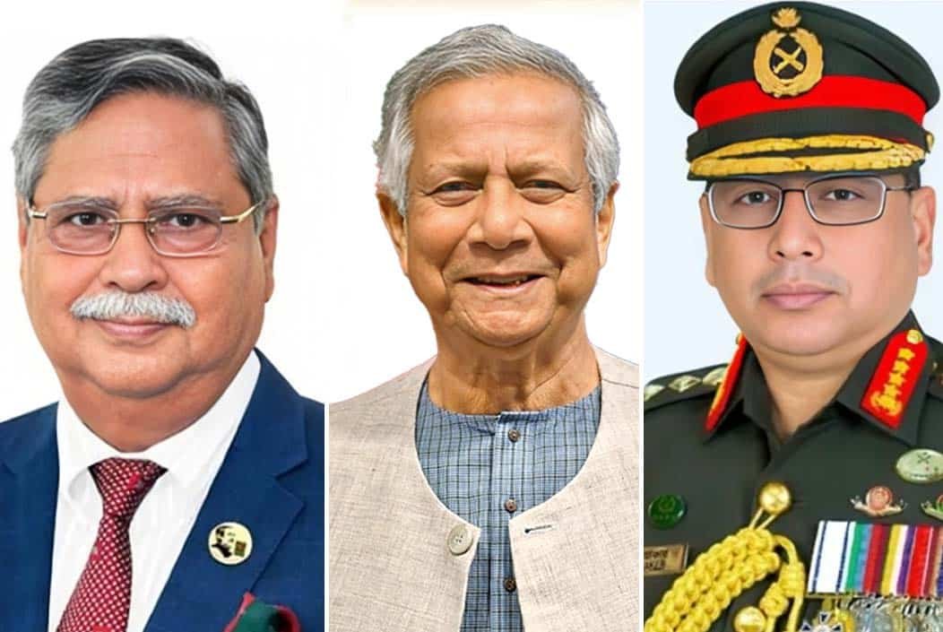 প্রধান উপদেষ্টা ও রাষ্ট্রপতির সঙ্গে সেনাপ্রধানের সাক্ষাৎ