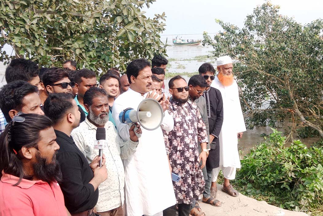 যমুনার ভাঙন রোধে কার্যকর উদ্যোগের দাবি বিএনপি নেতা হারেজের