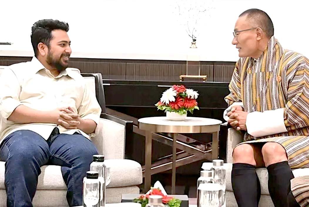 নাহিদ ইসলামের সঙ্গে ভুটানের প্রধানমন্ত্রীর সৌজন্য সাক্ষাৎ